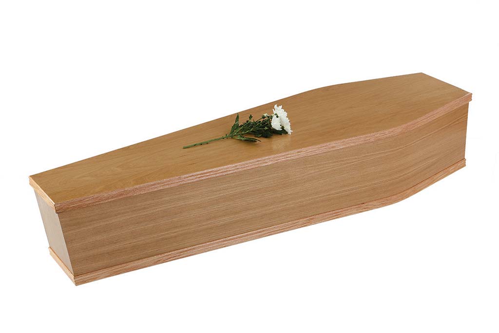 Venered Elm Coffin