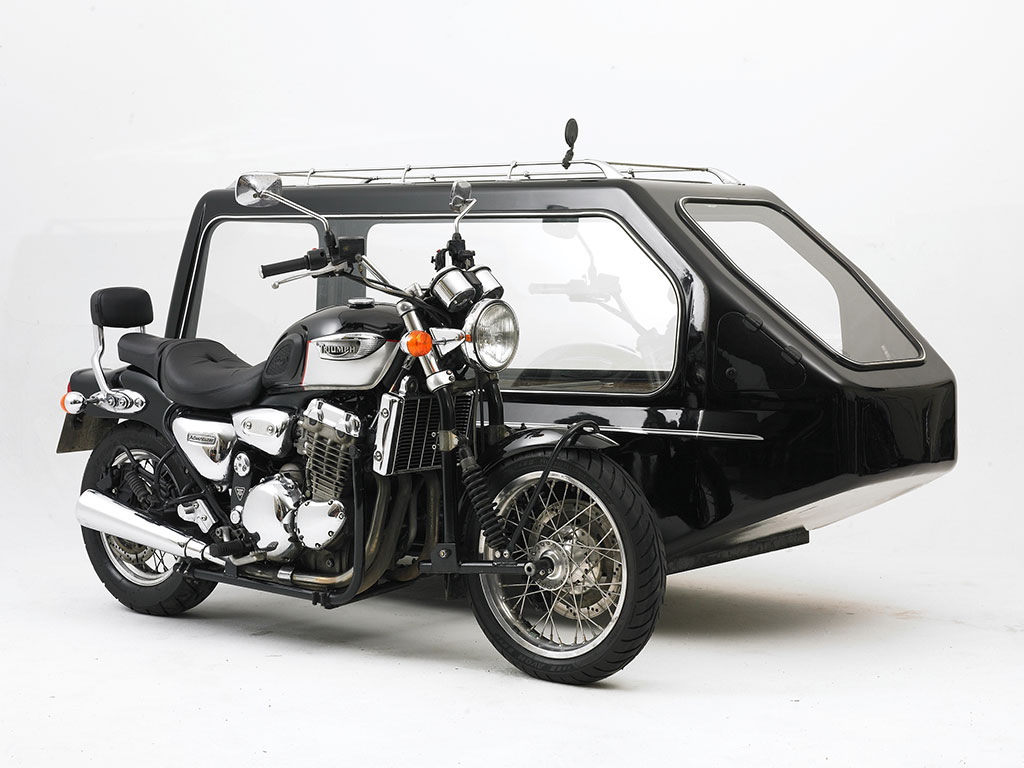 Motorcycle hearse