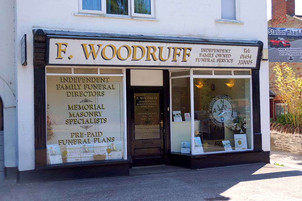 Outside this Yate, Bristol Funeral Directors