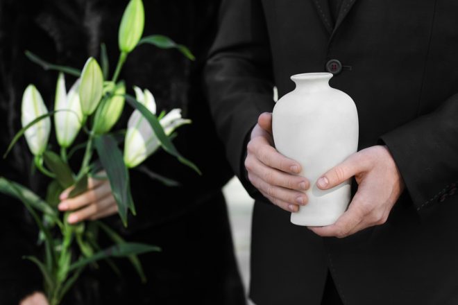 Holding Urn